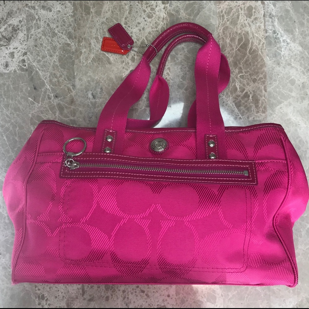 Coach Daisy Signature Tote Bag Pink
